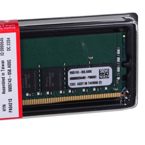 KINGSTON DDR4 16GB 3200MT/s CL22 DIMM