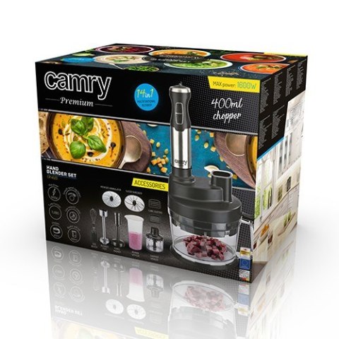 Blender ręczny Adler CR 4623 (1600W; kolor czarny) (WYPRZEDAŻ)