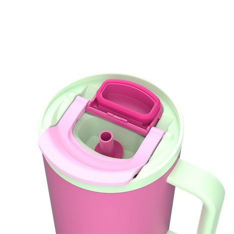 Kubek termiczny z teleskopową słomką Kambukka Rio Tumbler 950ml Bubblegum Mint