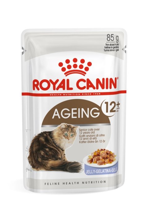 ROYAL CANIN FHN Ageing 12+ w galaretce - mokra karma dla kota starszego - 12x85g