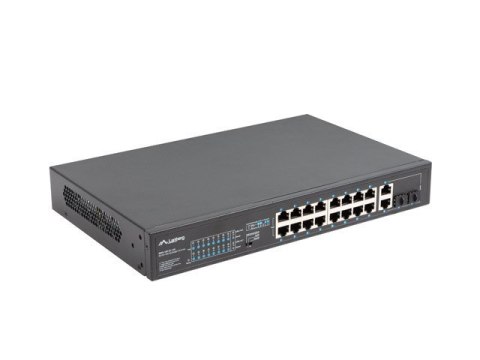 LANBERG SWITCH RACK 19" 16X 100MB POE+/2X COMBO GIGABIT 150W NIEZARZĄDZALNY RSFE-16P-2C-150