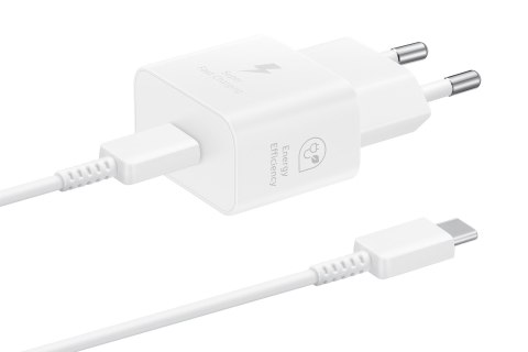 Ładowarka Samsung Power Adapter 25W USB-C Fast Charge 1m White