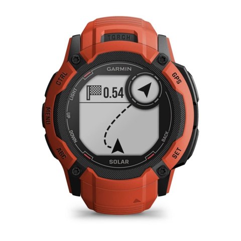 Zegarek sportowy Garmin Instinct 2X SOLAR Czerwony