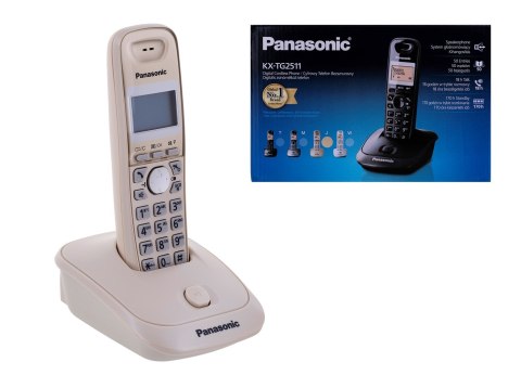 Telefon bezprzewodowy Panadonic KX-TG 2511PDJ Beżowy