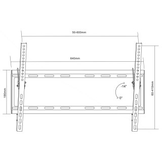 MACLEAN UCHWYT DO TELEWIZORA 37-70" 55KG MC-605N