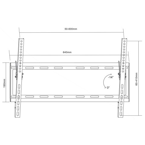 MACLEAN UCHWYT DO TELEWIZORA 37-70" 55KG MC-605N