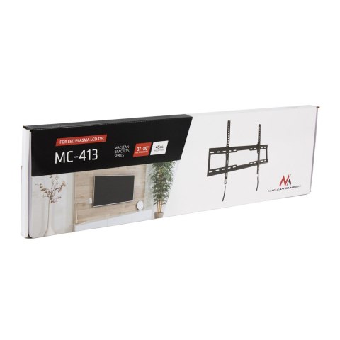 MACLEAN UCHWYT DO TV MAX VESA 600X400, 32-80", 45KG, REG. ODCHYLENIA +0°~-10° MC-413