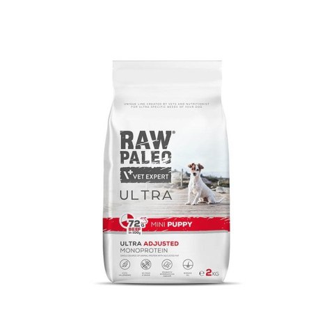 VetExpert Raw Paleo Ultra Wołowina Mini Puppy 2kg VetExpert Raw Paleo Ultra Wołowina Mini Puppy 2kg