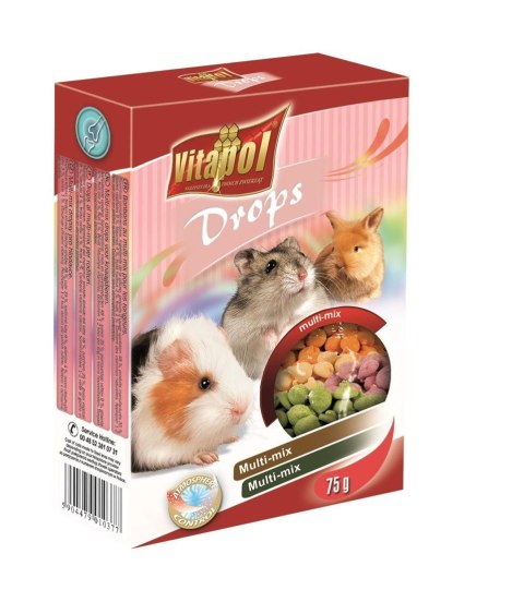 VITAPOL Dropsy mix dla gryzoni 75g