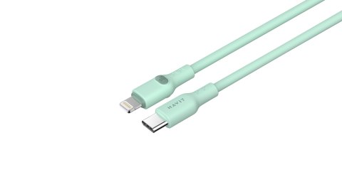 Kabel Havit Typ C-Lightning CB6281 1.0m (zielony)