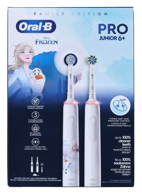 Oral-B Pro 3 3000 White+Oral-B Junior Frozen