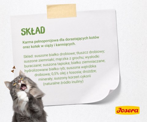 JOSERA Kitten grainfree - sucha karma dla kota - 10kg JOSERA Kitten grainfree - sucha karma dla kota - 10kg
