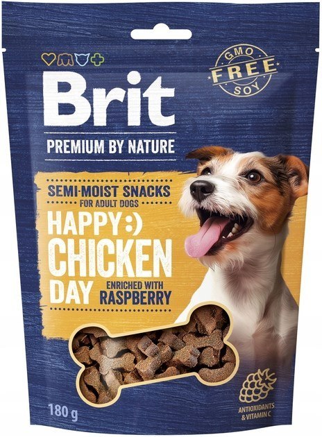 BRIT PREMIUM DOG SNACK CHICKEN WITH RASPBERRY 180g