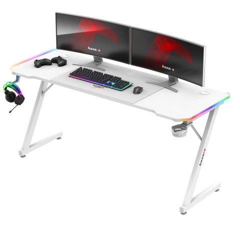 Biurko gamingowe Huzaro Hero 4.8 White RGB