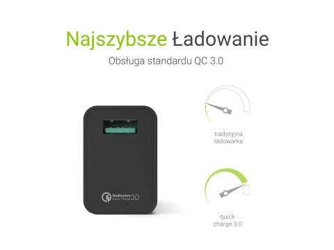 GREEN CELL ŁADOWARKA SIECIOWA USB 18W QUICK CHARGE