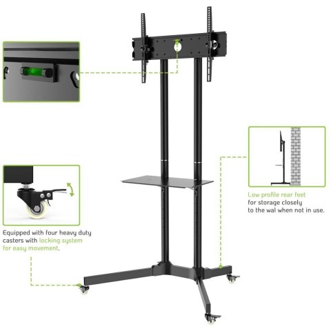 TECHLY STOJAK MOBILNY TV LED/LCD 30-65 CALI 60KG 1