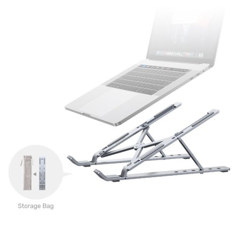 UNITEK PODSTAWKA POD LAPTOP SKŁADANA, ALUMINIUM