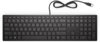 Klawiatura HP Pavilion Wired Keyboard 300 przewodowa czarna 4CE96AA