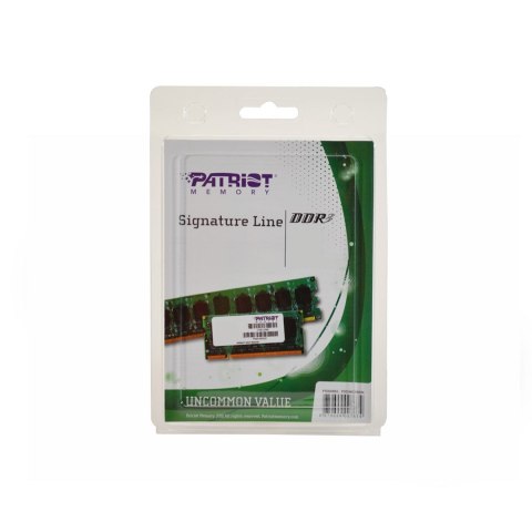 Pamięć Patriot Memory Signature PSD34G160081S (DDR3 SO-DIMM; 1 x 4 GB; 1600 MHz; CL11)