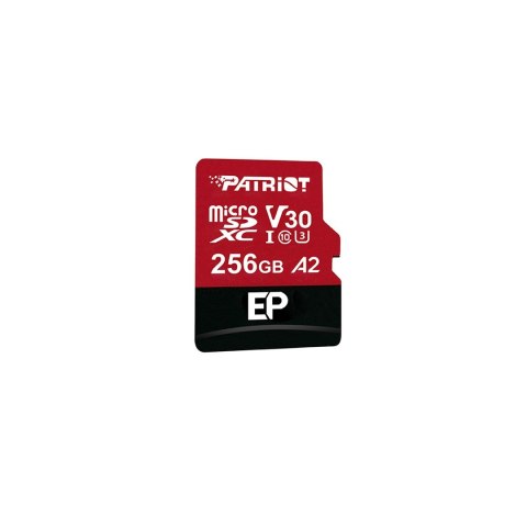 Patriot EP Pro A2 Micro SDXC 256GB 90/80 MB/s V30 U3 Class10 Patriot EP Pro A2 Micro SDXC 256GB 90/80 MB/s V30 U3 Class10