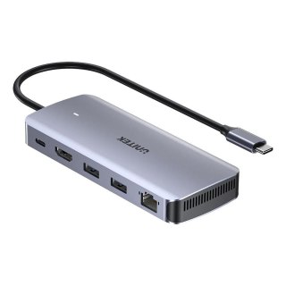 UNITEK AKTYWNY HUB USB-C 10GBPS,M.2,HDMI, PD 100W