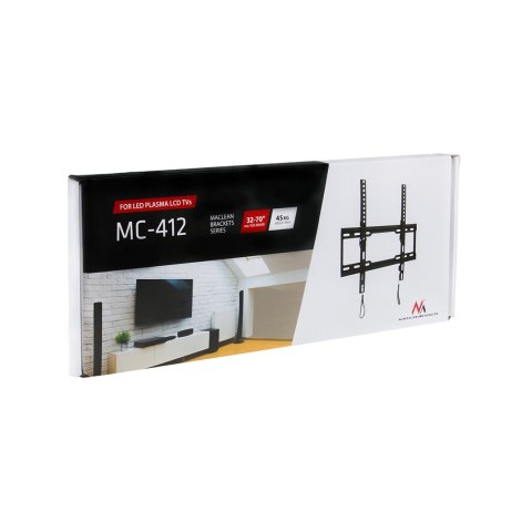 MACLEAN UCHWYT DO TV MAX VESA 400X400, 32-70", 45KG, REG. ODCHYLENIA +0°~-10°, MC-412