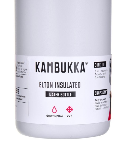 Kambukka butelka termiczna Elton Insulated 600 ml - Chalk White