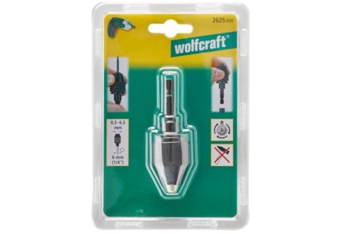 Uchwyt wiertarski szybkomocujący Wolfcraft 0,5-6,5mm Uchwyt wiertarski szybkomocujący Wolfcraft 0,5-6,5mm