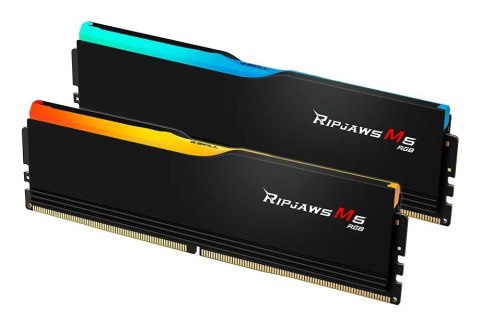 G.SKILL RIPJAWS M5 RGB DDR5 2X48GB 6000MHZ CL30-36 BLACK F5-6000J3036F48GX2-RM5RK