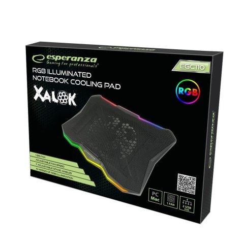 ESPERANZA PODSTAWKA CHŁODZĄCA GAMING RGB XALOK EGC110