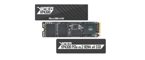 SSD PATRIOT VIPER VP4300 2TB M.2 2280 NVMe PCIe Gen4X4 ( up to 7400MB/s ) SSD PATRIOT VIPER VP4300 2TB M.2 2280 NVMe PCIe Gen4X4 ( up to 7400MB/s )