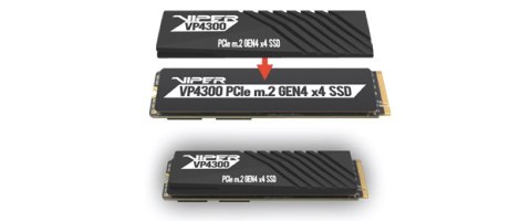 SSD PATRIOT VIPER VP4300 2TB M.2 2280 NVMe PCIe Gen4X4 ( up to 7400MB/s ) SSD PATRIOT VIPER VP4300 2TB M.2 2280 NVMe PCIe Gen4X4 ( up to 7400MB/s )