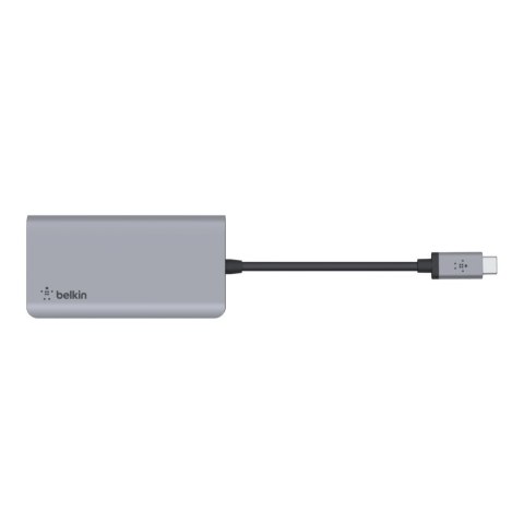 Hub Belkin Connect USB-C 4-in-1 Multiport Adapter 1x4k HDMI/2xUSB-A/1xUSB-C PD3.0 Grey