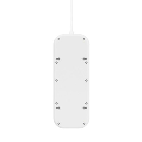 Listwa zasilająca Belkin Power Surge 6-PORT + 1xUSB-A +1xUSB-C 2.4A PD 650J 2m White Schuko