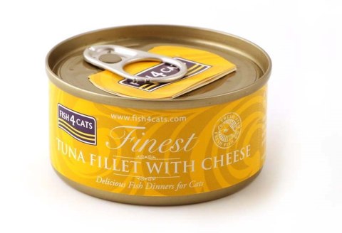 Fish4Cats Finest filet z Tuńczyka z Serem 70g Fish4Cats Finest filet z Tuńczyka z Serem 70g