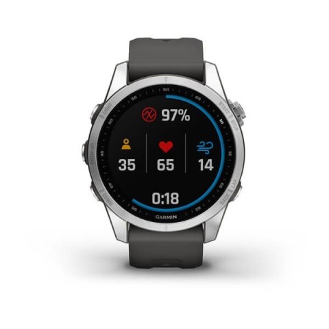 Garmin Fenix 7S sports watch, silver