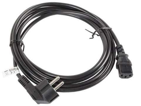 Kabel Lanberg CA-C13C-11CC-0050-BK (C13 / IEC C13 / IEC 320 C13 F - Schuko M; 5m; kolor czarny) Kabel Lanberg CA-C13C-11CC-0050-BK (C13 / IEC C13 / IEC 320 C13 F - Schuko M; 5m; kolor czarny)