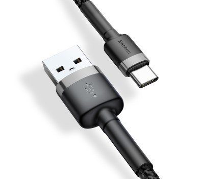 BASEUS KABEL USB-C CAFULE CATKLF-UG1 2A 3M CZARNY