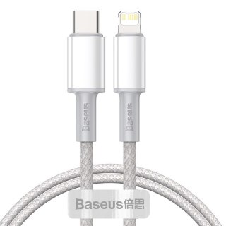 BASEUS KABEL USB-C DO LIGHTNING 20W, 5A, 1M(BIAŁY)