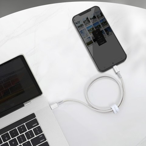 BASEUS KABEL USB-C DO LIGHTNING 20W, 5A, 1M(BIAŁY)