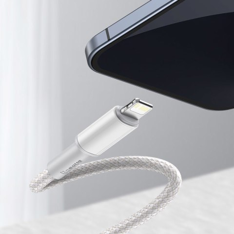 BASEUS KABEL USB-C DO LIGHTNING 20W, 5A, 1M(BIAŁY)