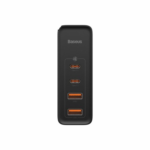 BASEUS ŁADOWARKA SIECIOWA 2X USB+2X USB-C (CZARNA)