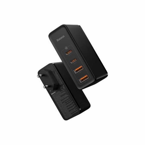 BASEUS ŁADOWARKA SIECIOWA 2X USB+2X USB-C (CZARNA)