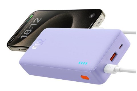 BASEUS POWERBANK AIRPOW 20000MAH 20W (FIOLETOWY)