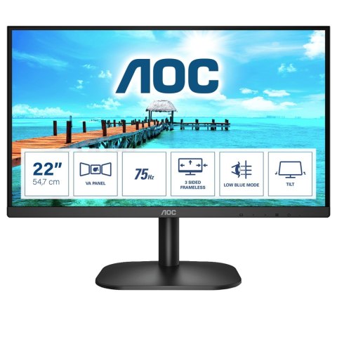 MONITOR AOC LED 21,5" 22B2H/EU