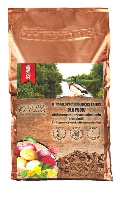 O´Canis Premium kaczka,ziemniak,burak dla psa1,5kg