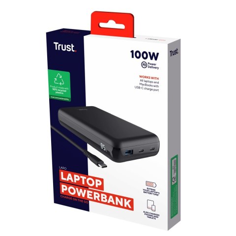 Powerbank do laptopa Trust Laro 100W Black