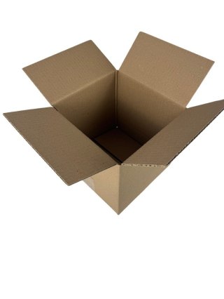 KARTON KLAPOWY, pudełko zrobione z tektury 3W 3 warstwowej, kolor szaro/brązowy, 250X200X80mm 320G/M2 30 SZTUK