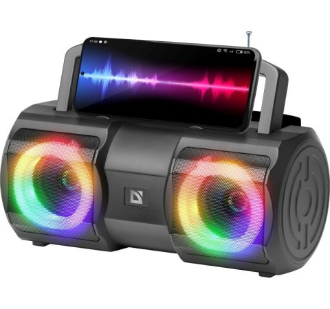 DEFENDER GŁOŚNIK BEATBOX 20 BLUETOOTH 20W LIGHT/BT/MIC/FM/USB/TF 65420