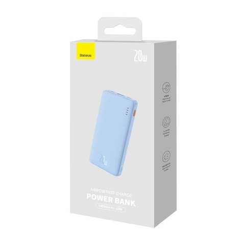 BASEUS POWERBANK AIRPOW 10000MAH 20W (NIEBIESKI)